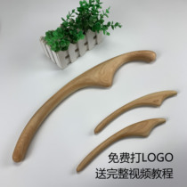 Japanese Japanese cypress wood body sculpture Face sculpture Body beauty sculpture stick Gua Sha acupoint massage stick
