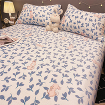 ins milk velvet sheets single piece suede thickened coral velvet single dormitory childrens quilt single pillowcase three-piece Winter