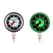  Diving pressure gauge head side-mounted pure oxygen residual pressure gauge head Metal spg gauge AQUATEC imported barometer