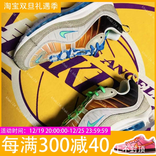 Khaki24 Nike Air Max 98 New York City Limited Leisure Leisure Air Cushion Rrote обувь Ci1502-001