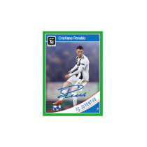 2019 Donruss style star card Juventus Ronaldo signature stamp