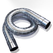 Range Hood pipe smoke exhaust pipe aluminum foil ventilation high temperature resistance long neck exhaust pipe kitchen fume telescopic exhaust pipe