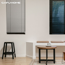 GAFU two-color encryption hidden hole blinds Nordic luxury kitchen office bathroom Black lifting Louver