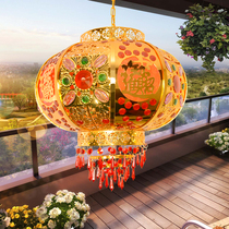 Lantern living room door balcony decorative lights festive wedding rotating chandelier Zhaocai Jin Bao housewarming new home walking Lantern
