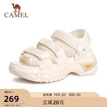 Camel sports shoes womens 2021 summer new fashion and comfortable beach shoes tide dad thick-soled sports sandals
