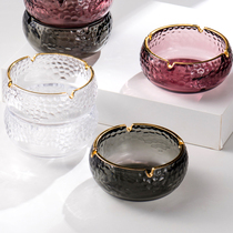 Small West Home Nordic Wind Phnom Penh Hammer Glass Ashtrays Office Light Lavish Ashtrays Home Decoration Pendulum