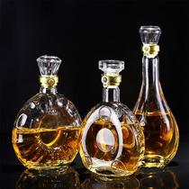Sealed wine bottle empty bottle high-grade good-looking glass empty wine bottle one catty white wine bottle household wine container