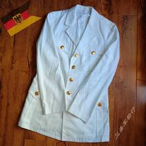 New German German public hair original Haijun summer white dress jacket four-pocket frock top Made in Germany