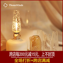 Thous Winds vintage gas lamp glass cover lampshade Adapted to Snow Peak GL-140 gas lampshade