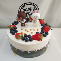 Brown Bear Kini Rabbit Childrens Theme Birthday Cake Booking City Delivery Beijing Guangzhou Shenzhen Chongqing