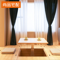 Shangpin home delivery Japanese-style solid wood style tatami custom-made bedroom bedroom multi-function tatami custom gold