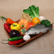 Creative art simulation fruit fake vegetable set model living room decoration Home cabinet kitchen decoration Photography props