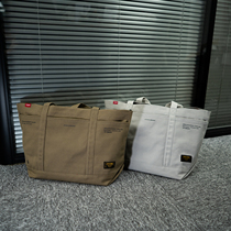 ATCH mountain shoulder tote bag cityboy style Japanese work large capacity canvas tote bag for men and women