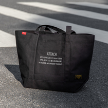 ATTACH Day Faculty Overalls Single-shoulder handbag Tide Cards Travel Little Crowdcapacity Tote Sail Bag men and women