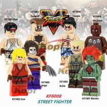 Kefeng building block KF8008 arcade Street Fighter game Street Fighter 1-2 assembly building blocks