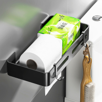 Tissue rack toilet paper roll paper hanger paper toilet toilet toilet paper toilet toilet toilet paper Non-punching bathroom rack