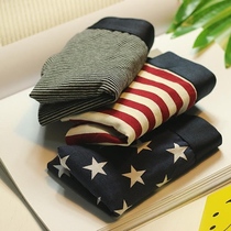 Cotton mens underwear male youth sexual pants flat corner breathable pants personality Four Seasons Sports mens four corner shorts head