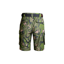 Cat Tiger Beast Large Five Leaf Camouflated Shorts Mens Summer Outdoor Tactical Climbing Hiking Casual 50% Pants Commute Multibag
