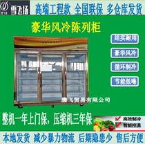 Snow Feiyang single double three four door air-cooled beverage display cabinet refrigerated fresh display fruit refrigerator freezer vertical