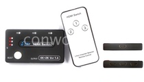 3 in 1 out HDMI HD 3D 4K*2KHDMI switcher Three in one out manual or remote control switching 1080P