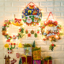 Cut-free Christmas decorations Door Knocker Hanging Non-woven Fabric diy Material Bag