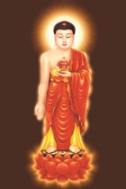 The portrait of the Buddha the pure land of Amitabha the portrait of the painting