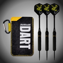 Official JOJOBASS Black Gold Professional Hard Dart Needle Dart Pin Durable Brass Darts Home Training Practice