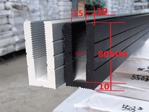 Promotional stair handrail balcony frameless glass railing track aluminum profile floor groove glass guardrail U-shaped steel plate groove