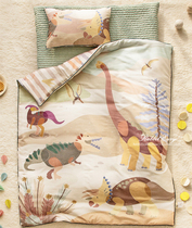 Eury Korea Kindergarten Afternoon Nap Quilt Suit Modale Cotton Portable Sleeping Bag Mens Treasure Dinosaur