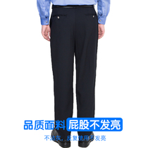 Summer security work on duty Western pants mens hide green straight cylinder abrasion resistant spring and autumn commuter security clothes single pants thin section
