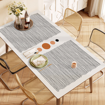 Nordic premium leather tablecloth waterproof and oil-proof disposable household rectangular table coffee table mat 2021 New