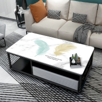 Nordic leather tea table mat tablecloth waterproof oil-proof wash-free anti-scalding living room household dining table TV cabinet mat net red