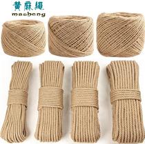 Hand-made cat climbing frame cat scratching board Cat hemp rope 6mm8mm rope Cat scratching rope Cat toy 2020