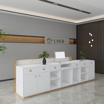 Cashier Bar Front Front Desk Desk Desk Desk Desk Desk Desk Desk Desk Desk Simple Modern Small Commercial Convenience Store Office Desk