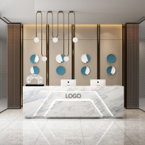 Cashier shop Small commercial barber clothing beauty salon Reception desk cabinet Simple modern custom bar