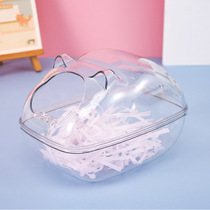 Hamster bathroom golden silk bear large number of fall resistant full transparent bath room Toilet Dual-use shower room Bathrooms Tub Bear bathtub