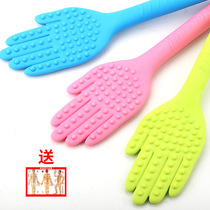 Meridian patting plate health beating back beating plate beating plate beating hammer knocking back silicone massage stick home sand plate