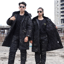 Camouflage army cotton coat male winter thickens northeast cotton security work cotton cotton clothing medium long cold storage anti-cold clothing
