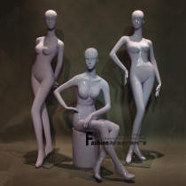 Purple underwear model props female full body display FRP large chest bra display window Plastic doll dummy