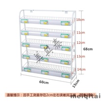 Shelf cashier Small supermarket cashier Convenience store desk front suspension rack Family planning Chewing gum display rack can be snacks