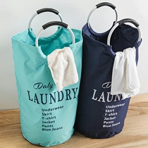 Your storage is a good helper out of a single large-capacity clothes storage laundry basket folding dirty clothes basket frame