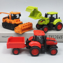 Childrens harvester toy inertial farm tractor model Baby puzzle fall-resistant car simulation farmer car