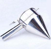 Stainless steel cone fish ball funnel octopus ball feeder syrup quantifier special price
