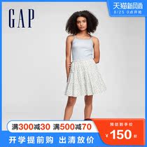  Gap girls Pure cotton fresh Floral Skirt 687187 2021 summer new A-line skirt cake skirt