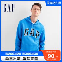 Gap mens hooded pullover sweater spring 867073 casual logo shirt mens loose sweatshirt top tide