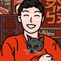 Le Puff-original hand-painted INS design photos turn stick figure custom couples personal head decoration painting New Years gift