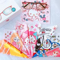 Creative Cute Cartoon Glasses Cloth phone Screen lens Cleaning cloth Computer mobile phone wipe screen cloth