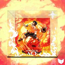 Domestic high-quality version of the Pirate King rebirth POP MAX fire fist Ace hand GK model ornaments