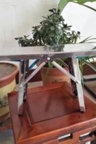 Folding stool portable small bench stainless steel Maza ultra light car outdoor fishing chair train travel stool