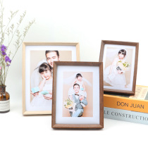 Chinese classical wood frame stand stereo creative 5 inch 6 inch 7 inch 8 inch 10 inch A4 wall frame